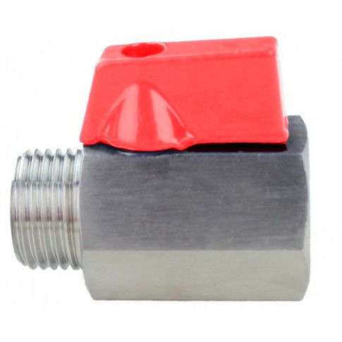 Mini kuglični ventil IG/AG ( crvena )