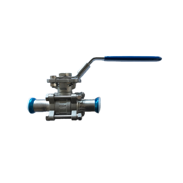 3-Pc. press ends Ball Valve ISO-Top 5211 full Bore universell